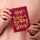 Buy Luxury Birthday Card | Hand-Lettered Gold Foil Finish by Gabrielle & Celine Greeting Cards Australia - at Hamish + Grace