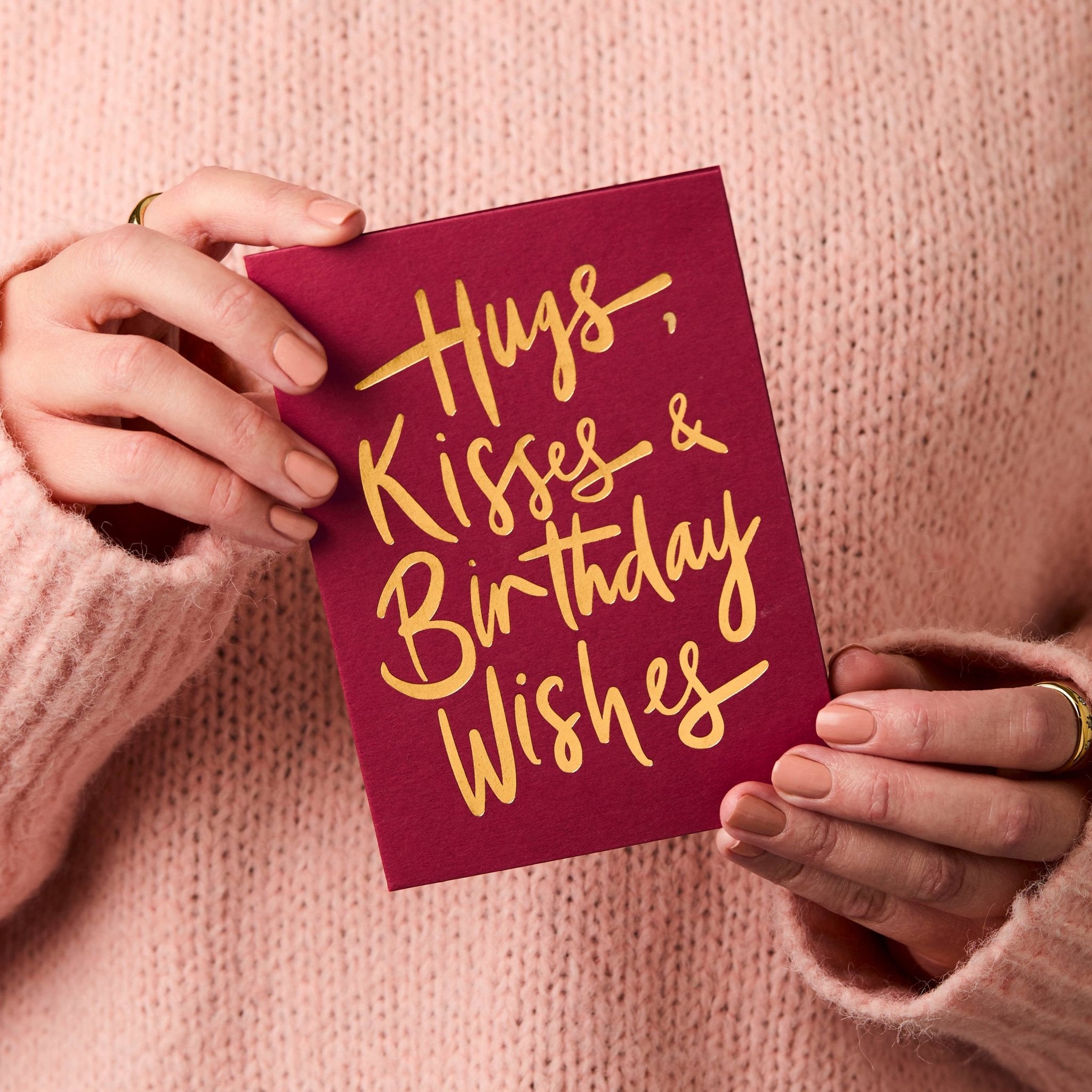 Buy Luxury Birthday Card | Hand-Lettered Gold Foil Finish by Gabrielle & Celine Greeting Cards Australia - at Hamish + Grace