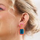 Buy Martha Jean - Brilliant Drop Earrings - Rainbow by Martha Jean - at Hamish & Grace