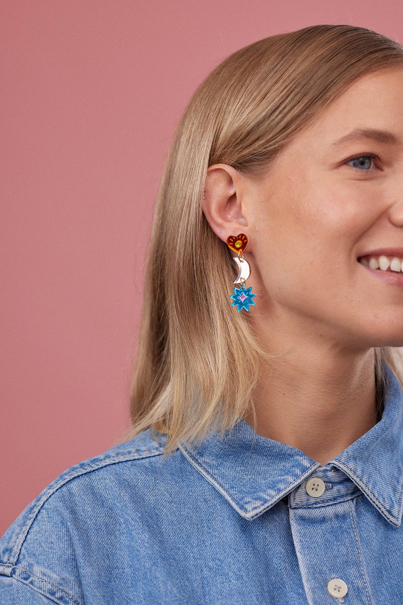 Buy Martha Jean - Mia Earrings - Rainbow by Martha Jean - at Hamish & Grace