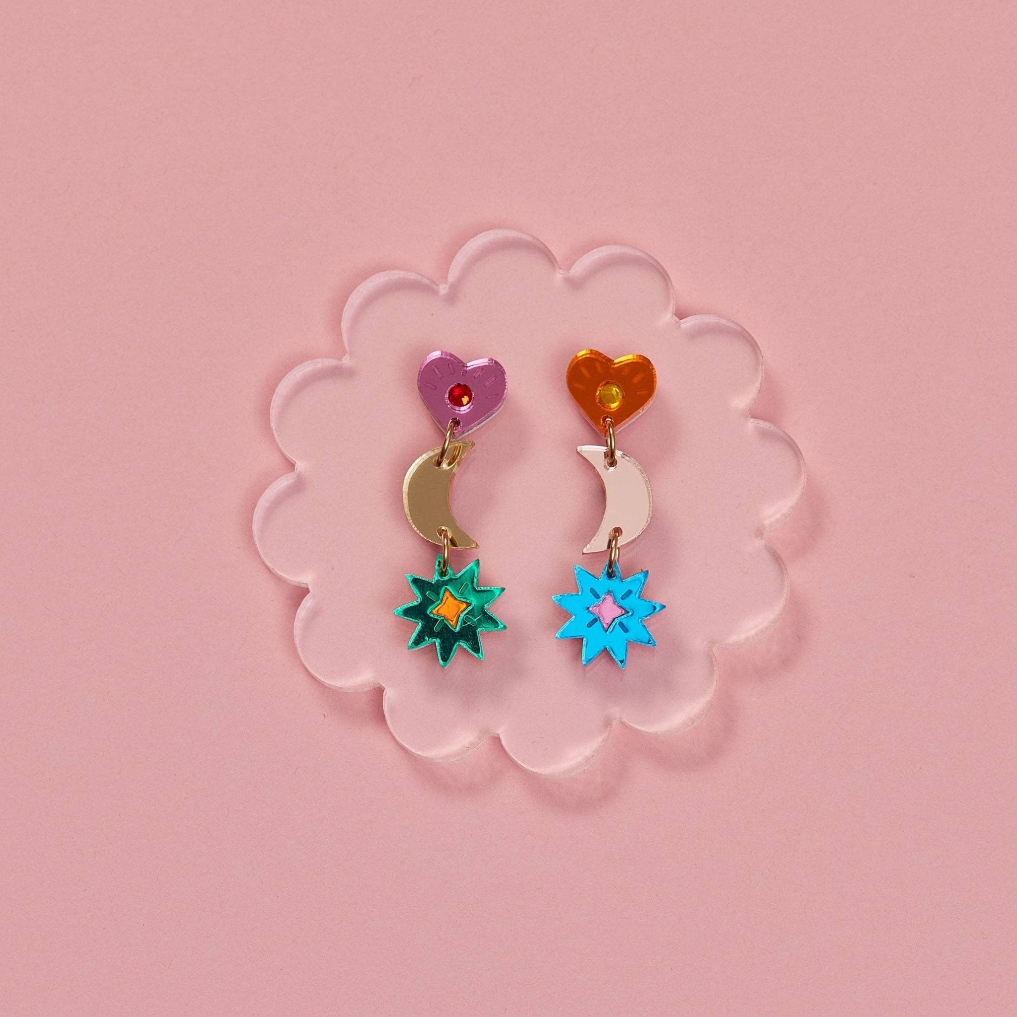 Buy Martha Jean - Mia Earrings - Rainbow by Martha Jean - at Hamish & Grace