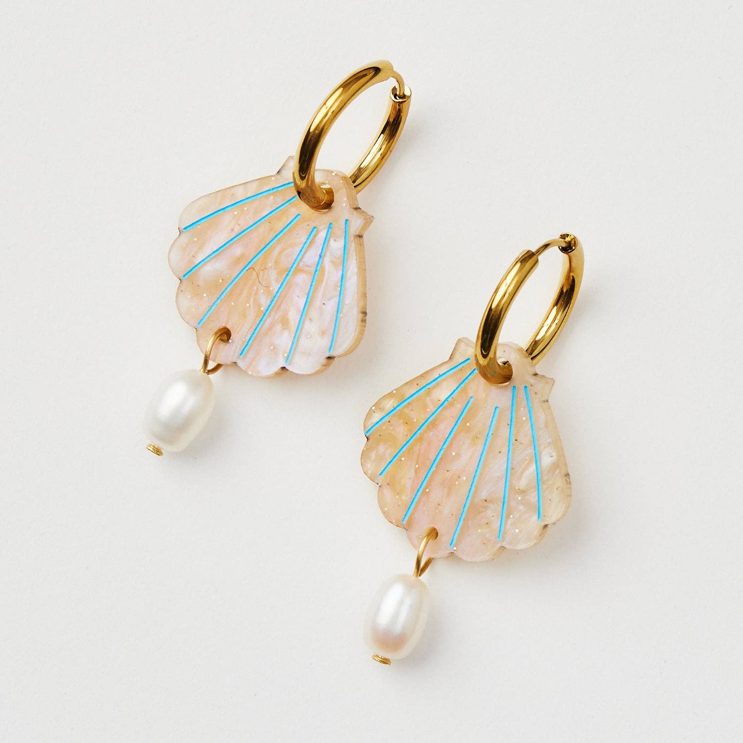 Buy Martha Jean - Shell + Pearl - Gold by Martha Jean - at Hamish & Grace