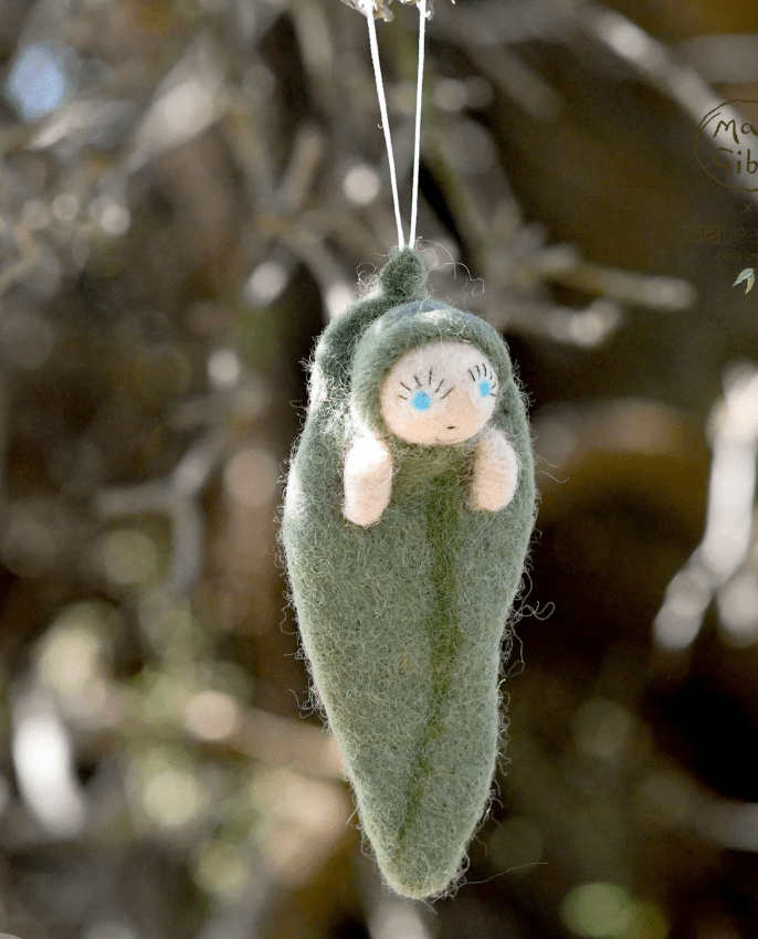 Buy May Gibbs x Tara Treasures - Gumnut Baby Snugglepot Cuddlepie Ornament by Tara Teasures - at Hamish + Grace