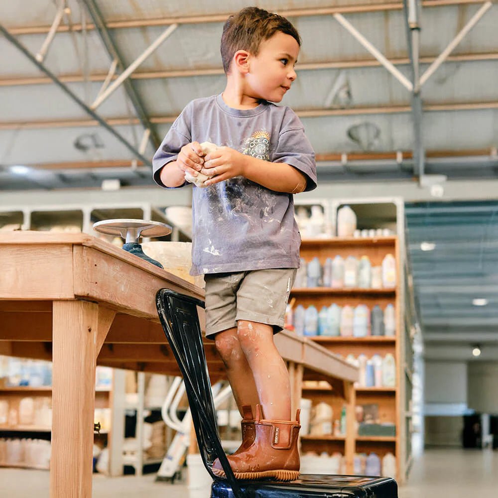 Buy Merry People - Bobbi Kids Gumboot - Rust by Merry People - at Hamish + Grace