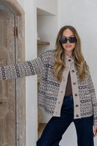 Buy Miss Marlow - Fair Isle Cardigan - Warm Beige by Miss Marlow - at Hamish + Grace