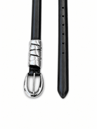 Buy Molten Silver Loop Belt – Black by Aelia - at Hamish + Grace