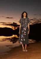 Buy Nancybird - Alma Yoke Skirt - Watercolour Charcoal by Nancybird - at Hamish + Grace