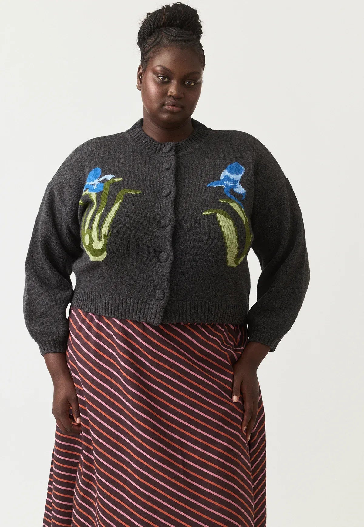 Buy Nancybird - Iris Cardigan - Charcoal by Nancybird - at Hamish + Grace