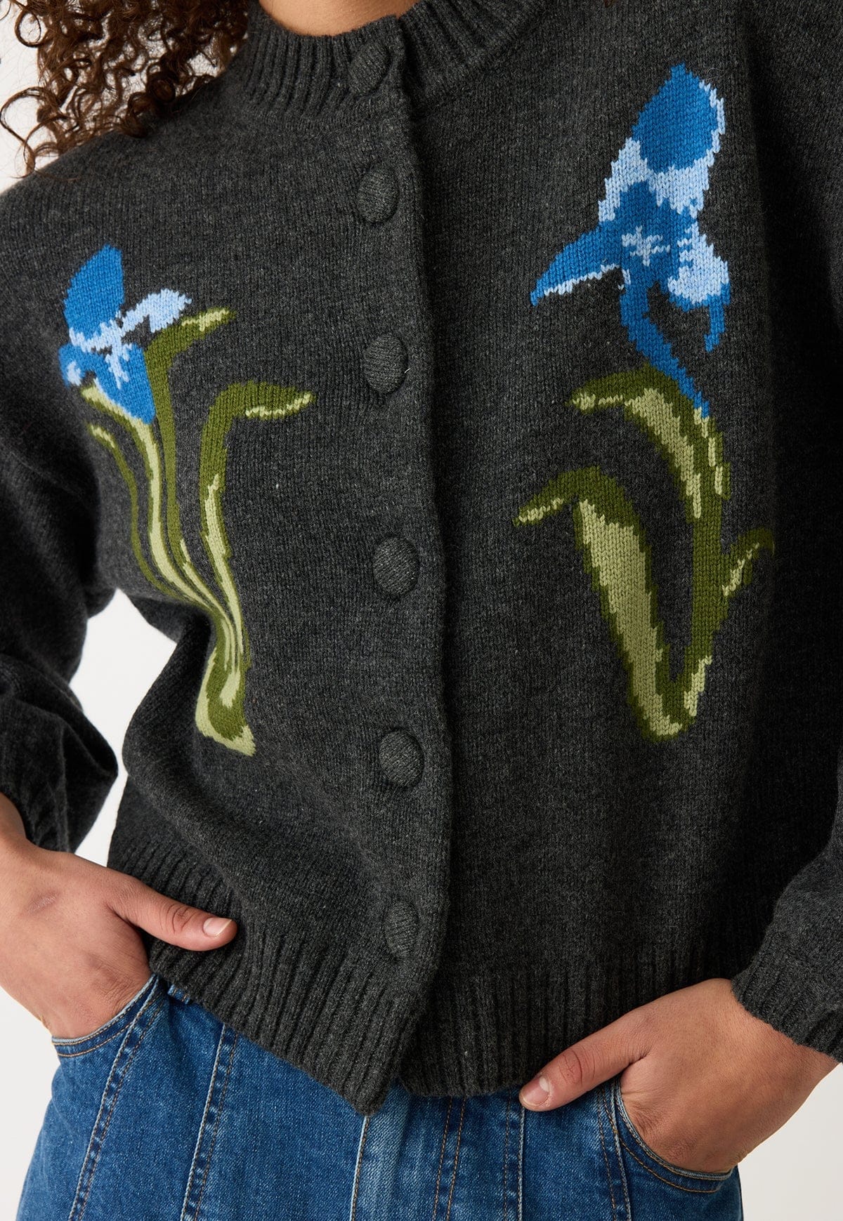 Buy Nancybird - Iris Cardigan - Charcoal by Nancybird - at Hamish + Grace