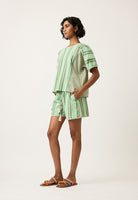 Buy Nancybird - Jolene Top - Green Stripe by Nancybird - at Hamish + Grace