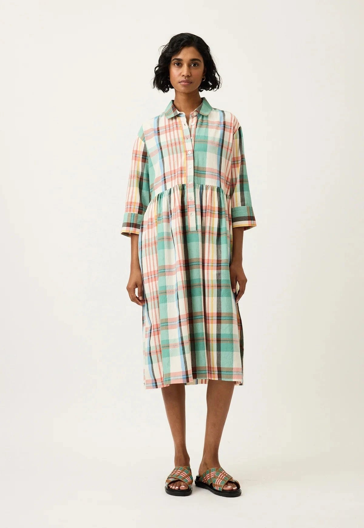 Buy Nancybird - Mel Dress - Summer Check by Nancybird - at Hamish + Grace
