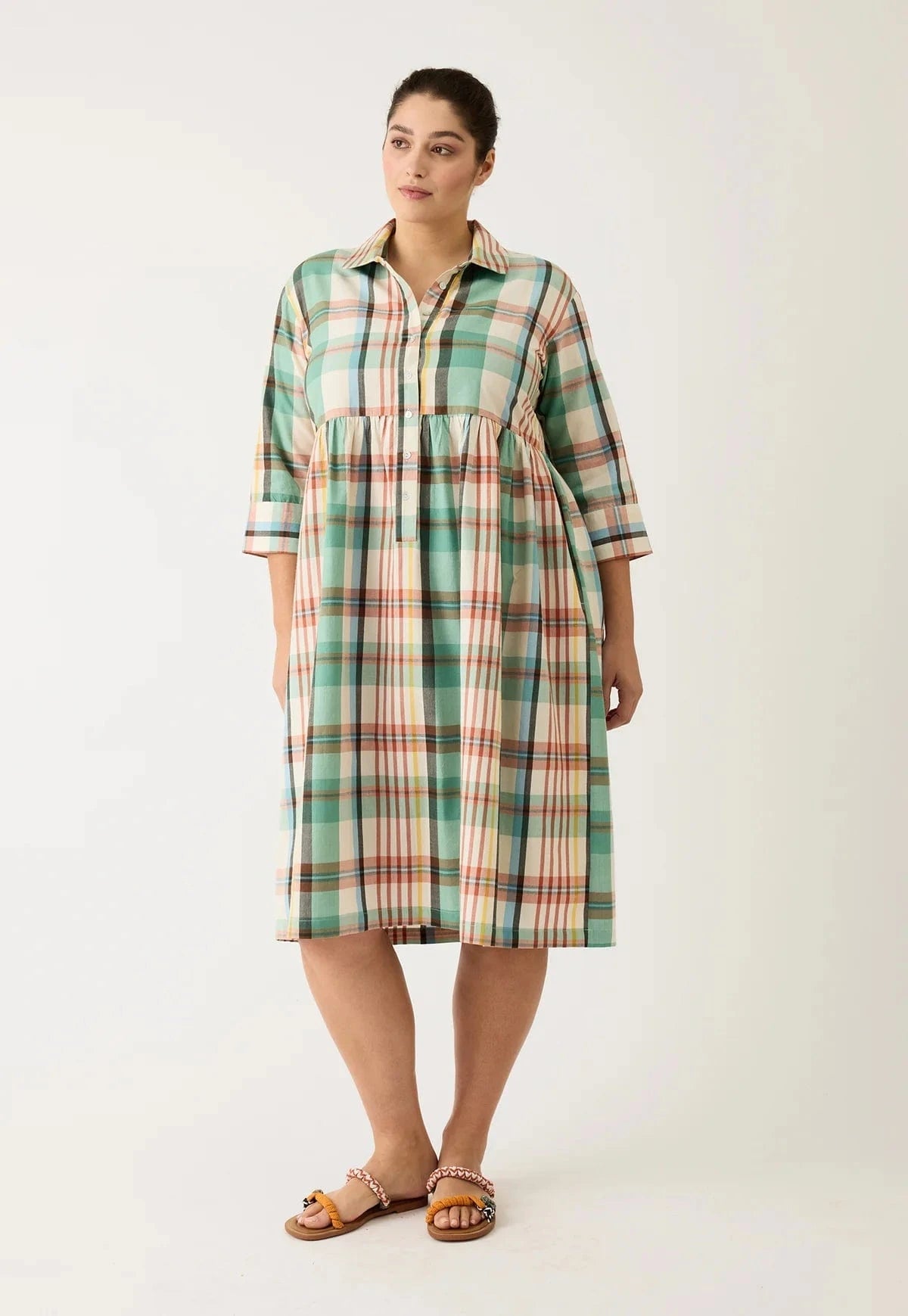 Buy Nancybird - Mel Dress - Summer Check by Nancybird - at Hamish + Grace