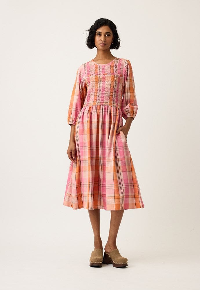 Buy Nancybird - Nora Shirred Dress - Pink by Nancybird - at Hamish + Grace