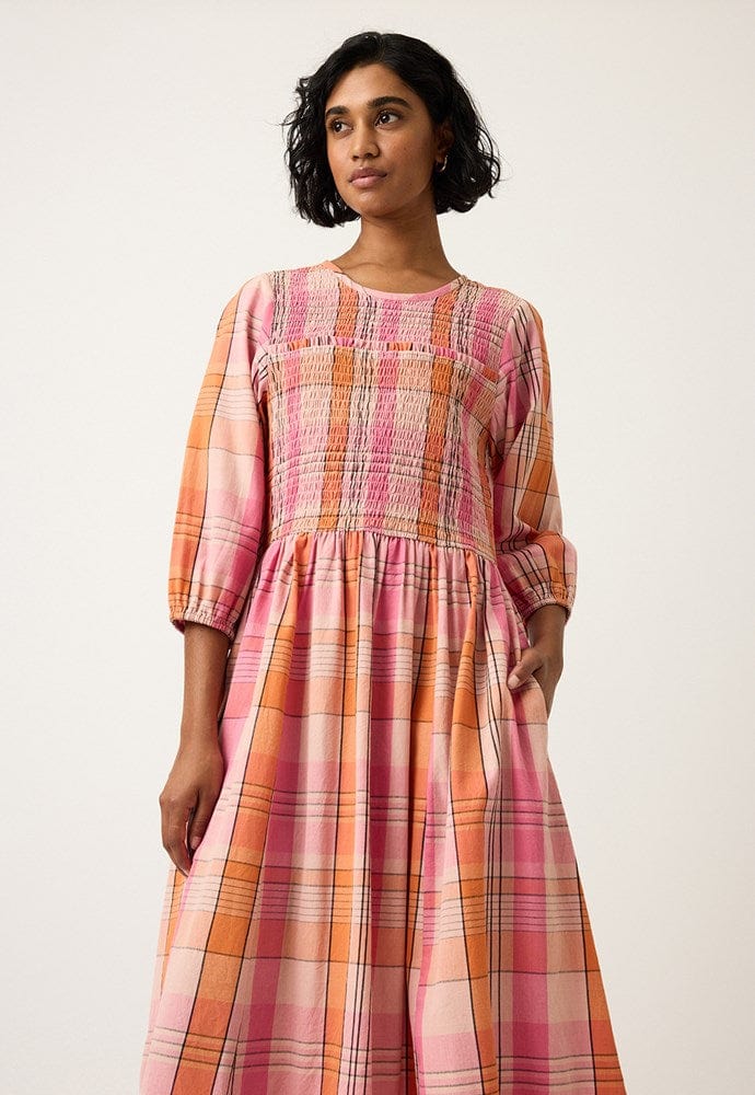 Buy Nancybird - Nora Shirred Dress - Pink by Nancybird - at Hamish + Grace
