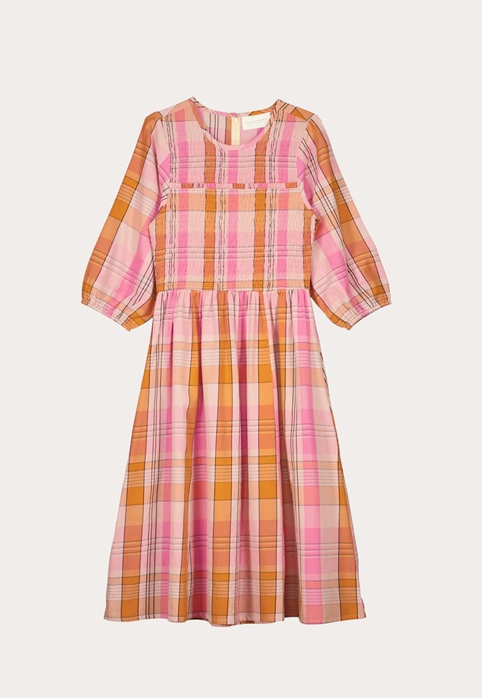 Buy Nancybird - Nora Shirred Dress - Pink by Nancybird - at Hamish + Grace