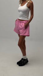 Buy Near The Sea - Everyday Jersey Short - Pink by Near The Sea - at Hamish + Grace