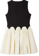 Buy Never Fully Dressed - Black and Cream Mini Monika Dress by Never Fully Dressed - at Hamish & Grace