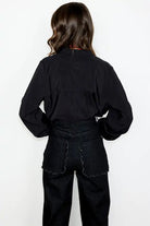 Buy Never Fully Dressed - Black Scallop Detail Jeans by Never Fully Dressed - at Hamish & Grace