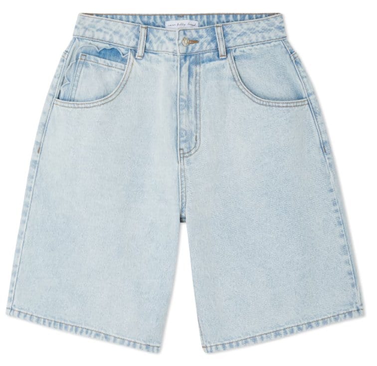 Never Fully Dressed Fashion Never Fully Dressed - Denim Scallop Pocket Long Shorts