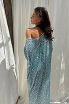 Buy Never Fully Dressed - Icy Blue Sequin Jem Dress by Never Fully Dressed - at Hamish & Grace