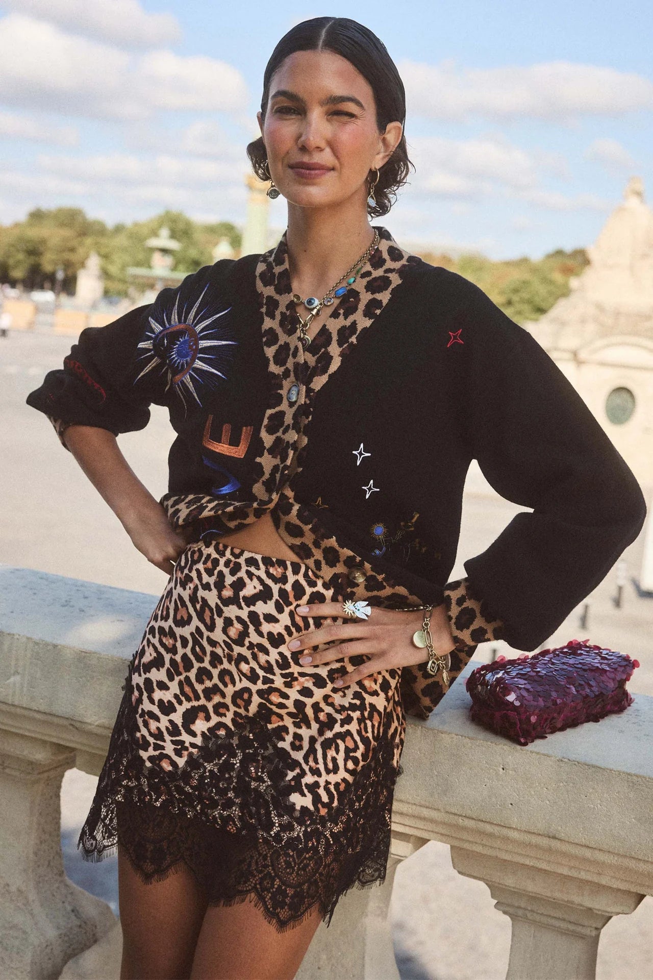 Buy Never Fully Dressed - Leopard Mini Maeva Skirt by Never Fully Dressed - at Hamish + Grace