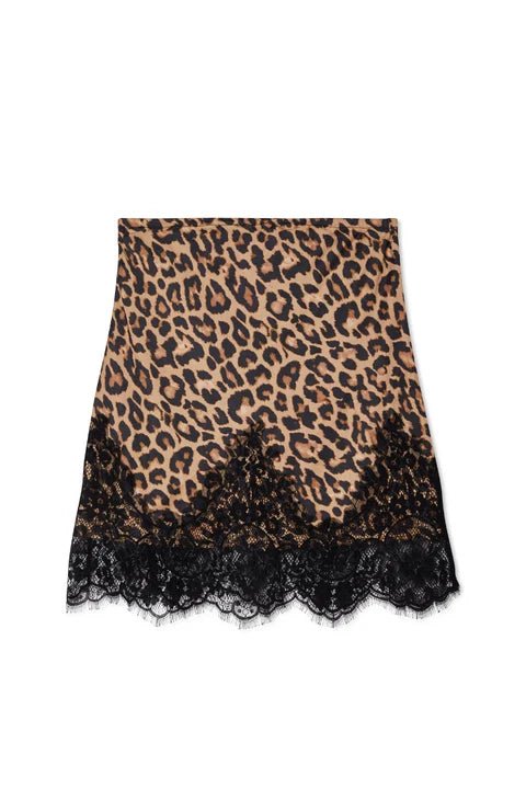 Buy Never Fully Dressed - Leopard Mini Maeva Skirt by Never Fully Dressed - at Hamish + Grace
