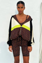 Buy Never Fully Dressed - Leopard Windbreaker Jacket by Never Fully Dressed - at Hamish & Grace