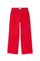 Buy Never Fully Dressed - Red Denim Scollop Jeans by Never Fully Dressed - at Hamish & Grace