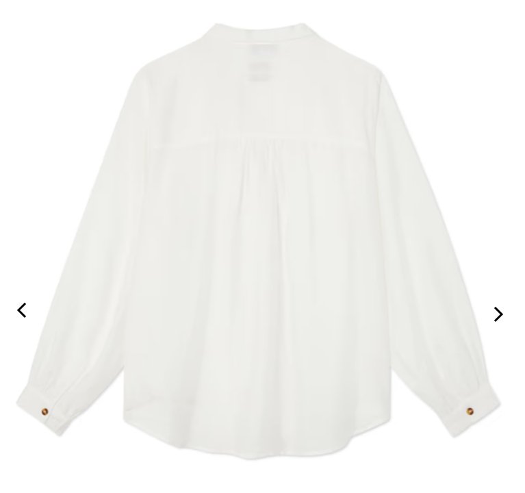 Buy Never Fully Dressed - White Miley Shirt by Never Fully Dressed - at Hamish & Grace