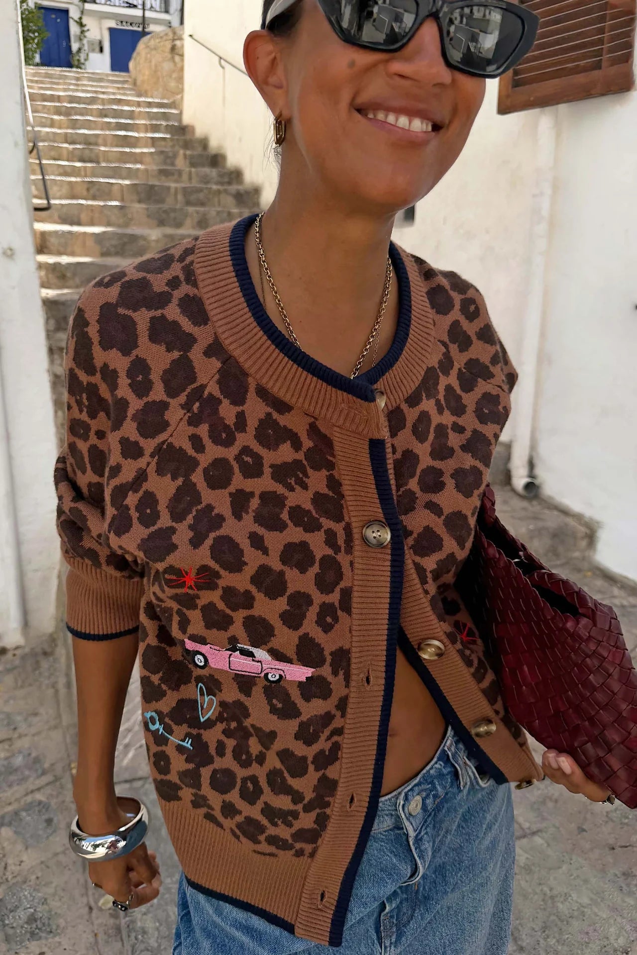 Buy NFD - Leopard Cheryl Cardigan by Never Fully Dressed - at Hamish + Grace