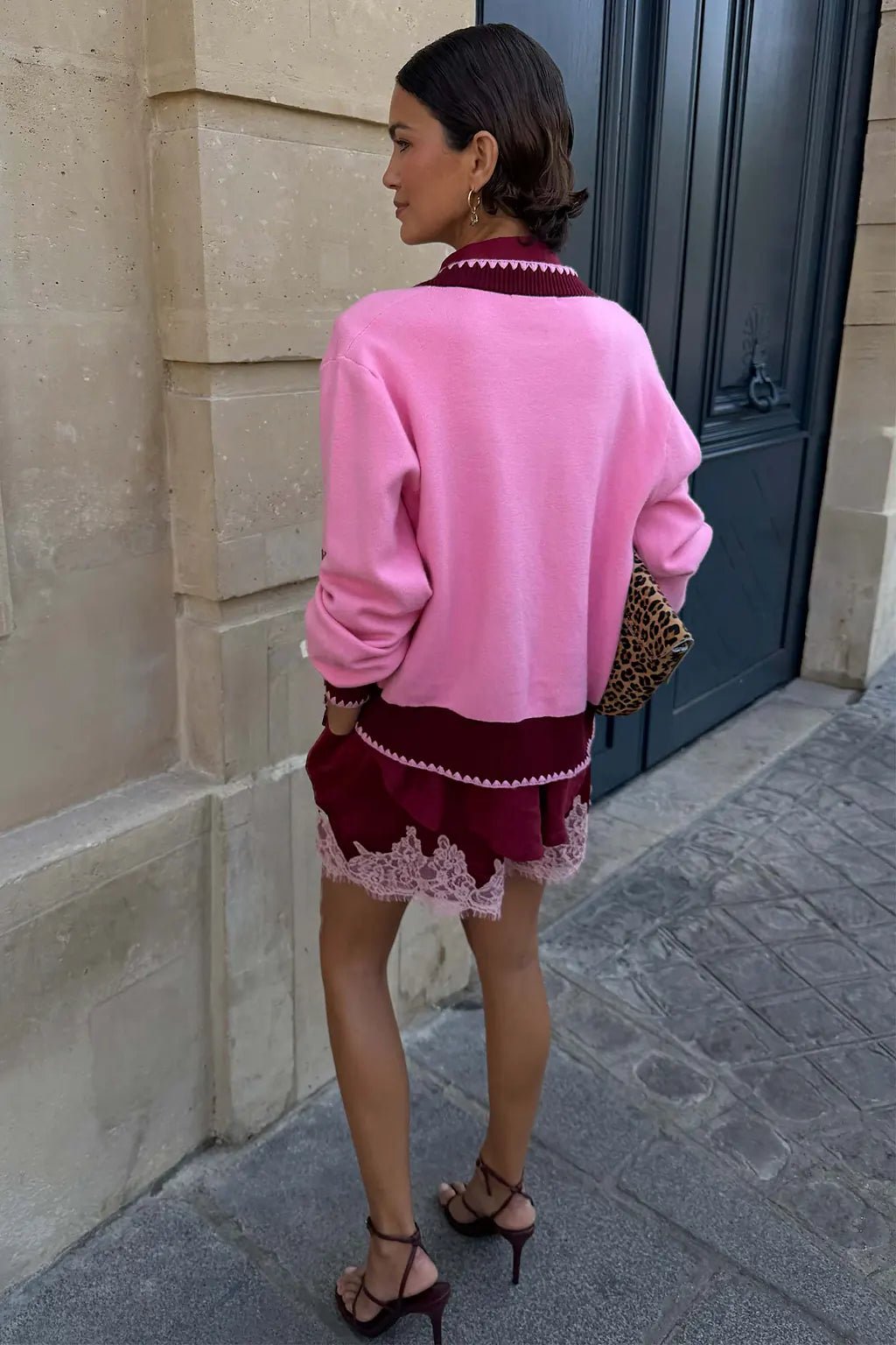 Buy NFD - Pink Mushroom Cardigan by Never Fully Dressed - at Hamish + Grace