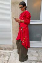 Buy NFD - Red Amore Forrest Cardigan by Never Fully Dressed - at Hamish + Grace