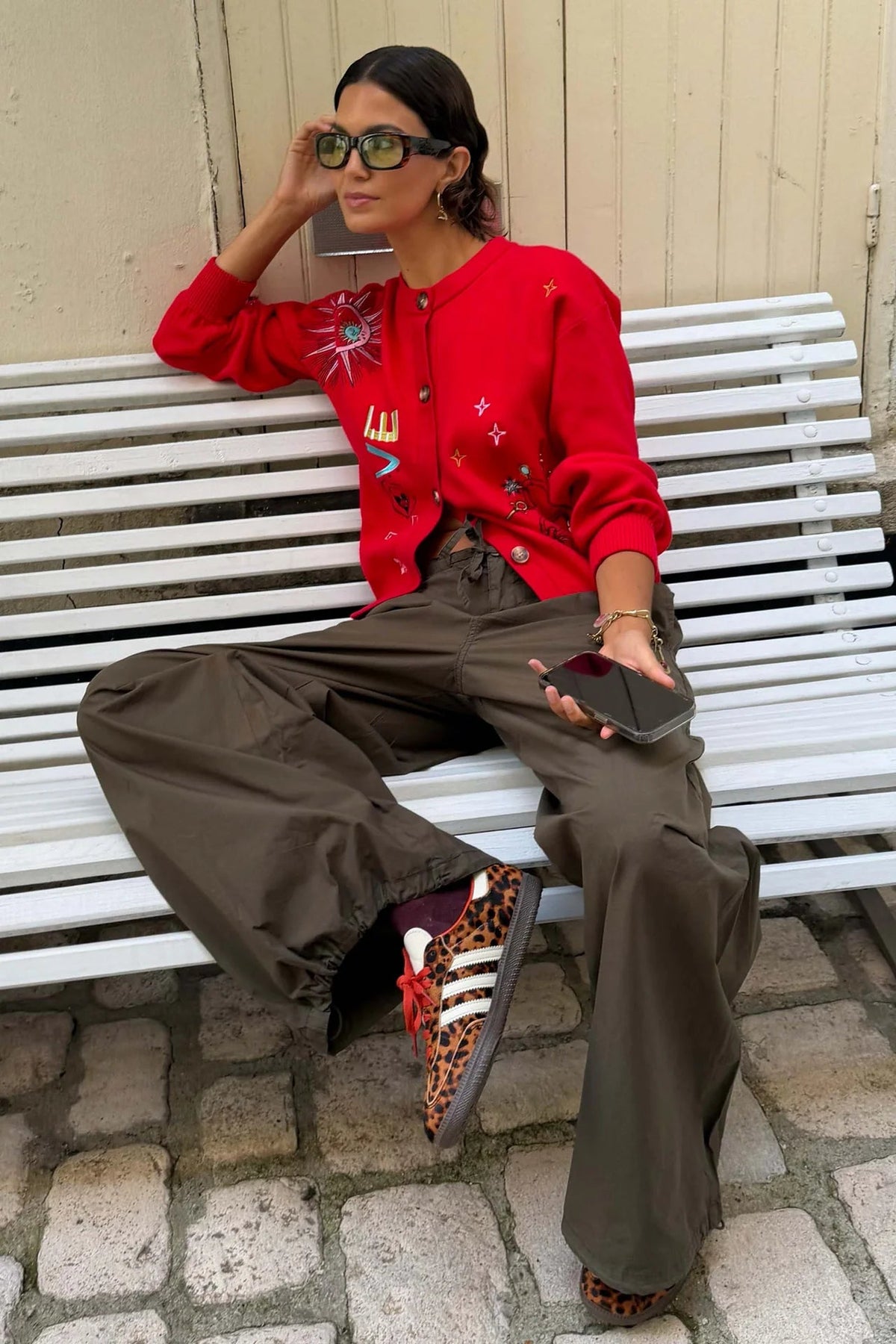 Buy NFD - Red Amore Forrest Cardigan by Never Fully Dressed - at Hamish + Grace