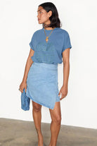 Buy NFD - Washed Blue NFD T-Shirt by Never Fully Dressed - at Hamish & Grace