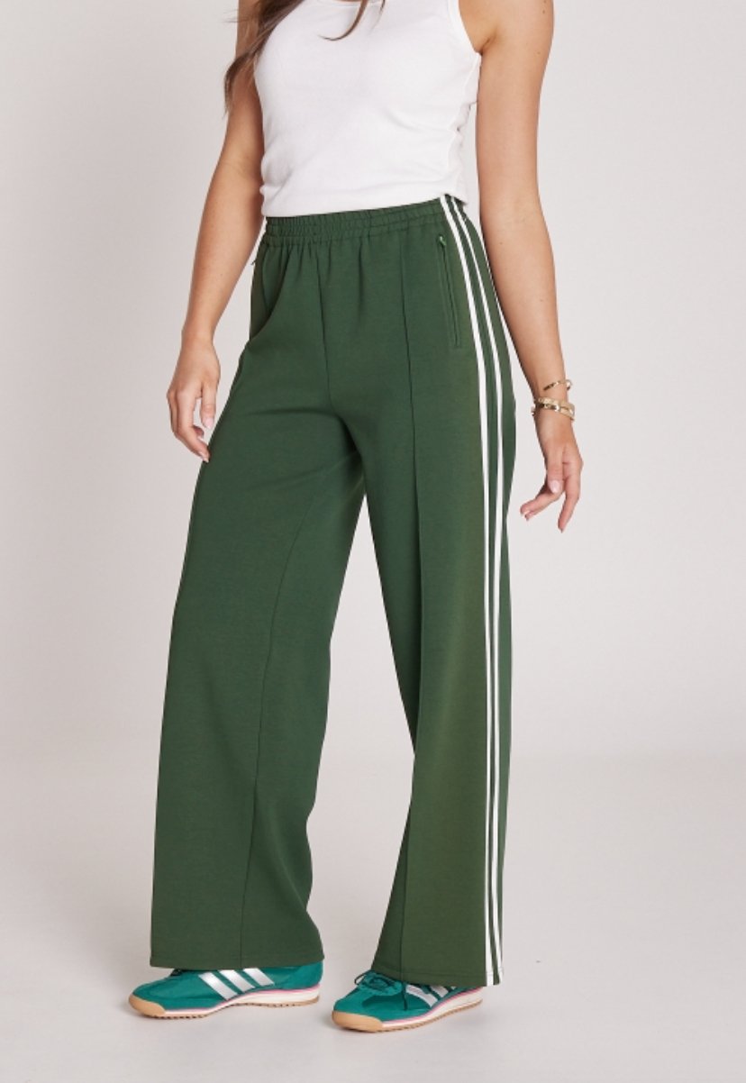 Buy Noah Wide Pant - Green by Feather & Noise - at Hamish & Grace