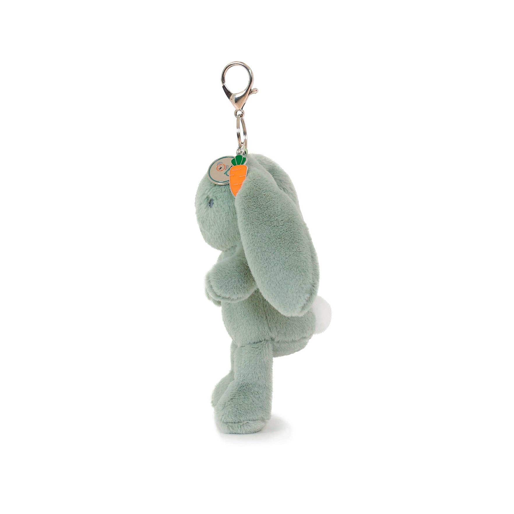 OB Australia Baby + Child Beau Bunny Bag Charm (Vegan Angora) 7"/ 18 cm