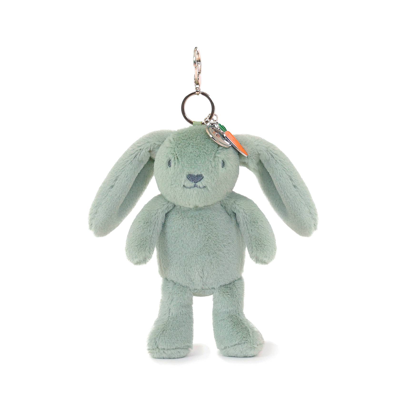 OB Australia Baby + Child Beau Bunny Bag Charm (Vegan Angora) 7"/ 18 cm