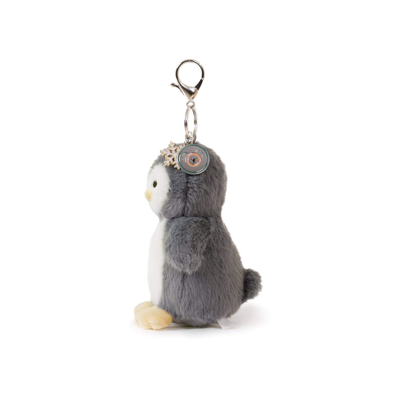 OB Australia Baby + Child Iggy Penguin Bag Charm (Vegan Angora) 7"/ 18 cm