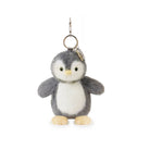 OB Australia Baby + Child Iggy Penguin Bag Charm (Vegan Angora) 7"/ 18 cm