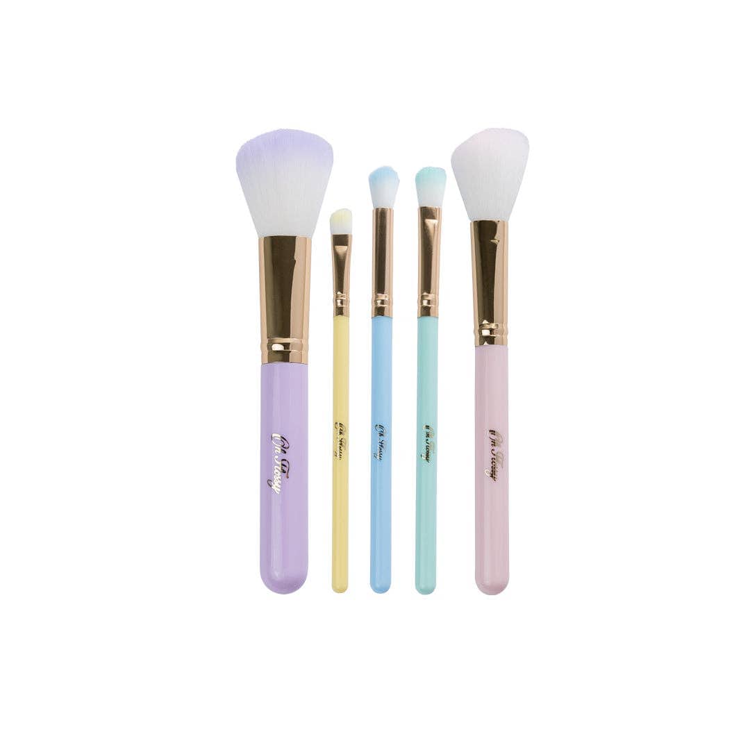 Oh Flossy Baby + Child Oh Flossy 5-Piece Rainbow Makeup Brush Set