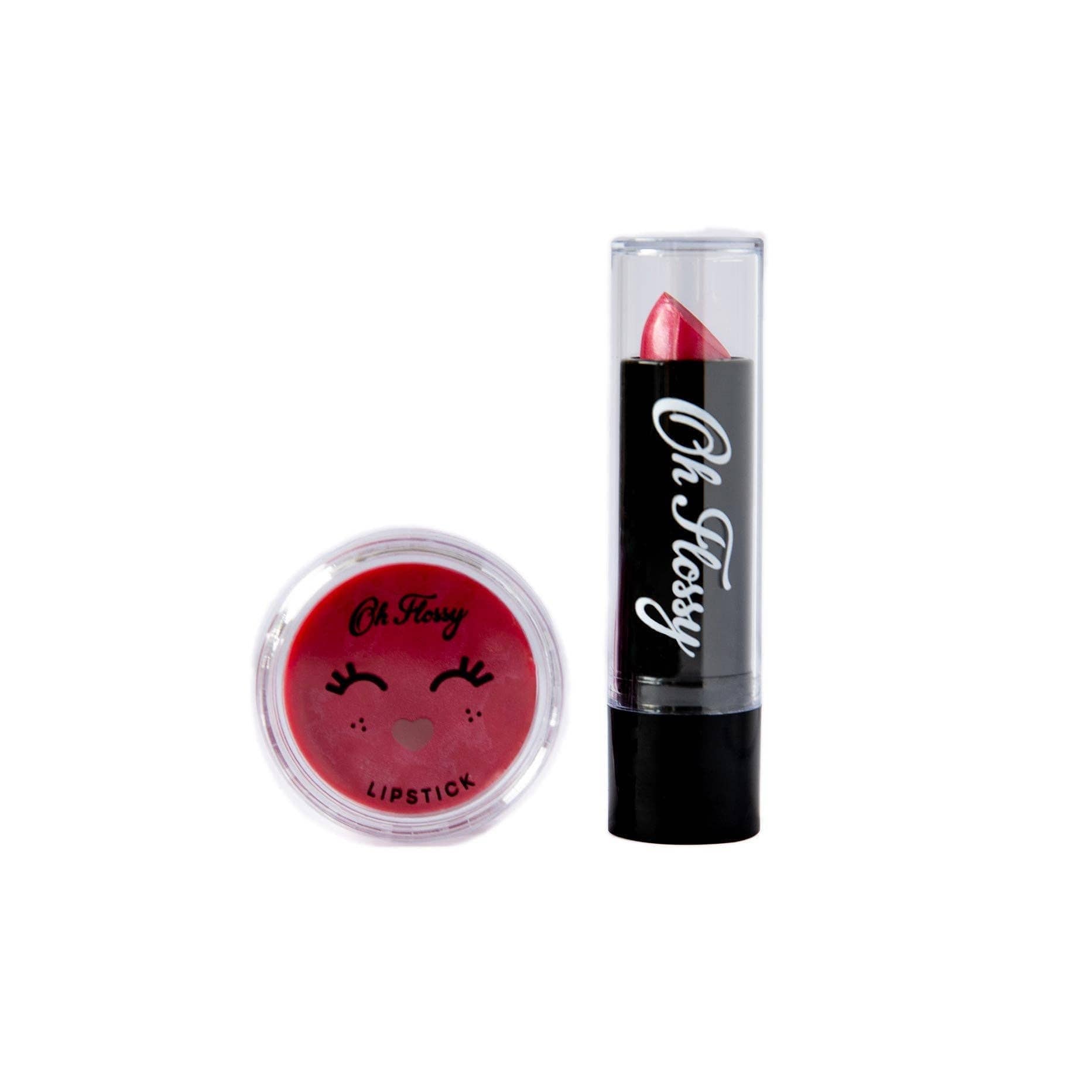 Oh Flossy Baby + Child Oh Flossy Individual Lipstick: Pink Lipstick Tube