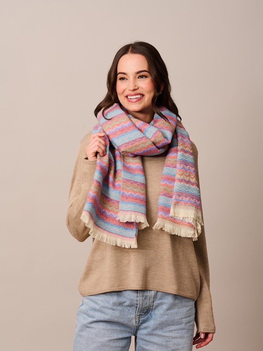 Buy Orange Rosita Scarf by Tiger Tree - at Hamish & Grace