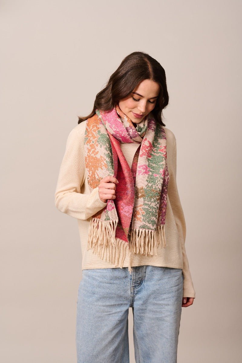 Buy Orange Val Thornes Scarf by Tiger Tree - at Hamish & Grace