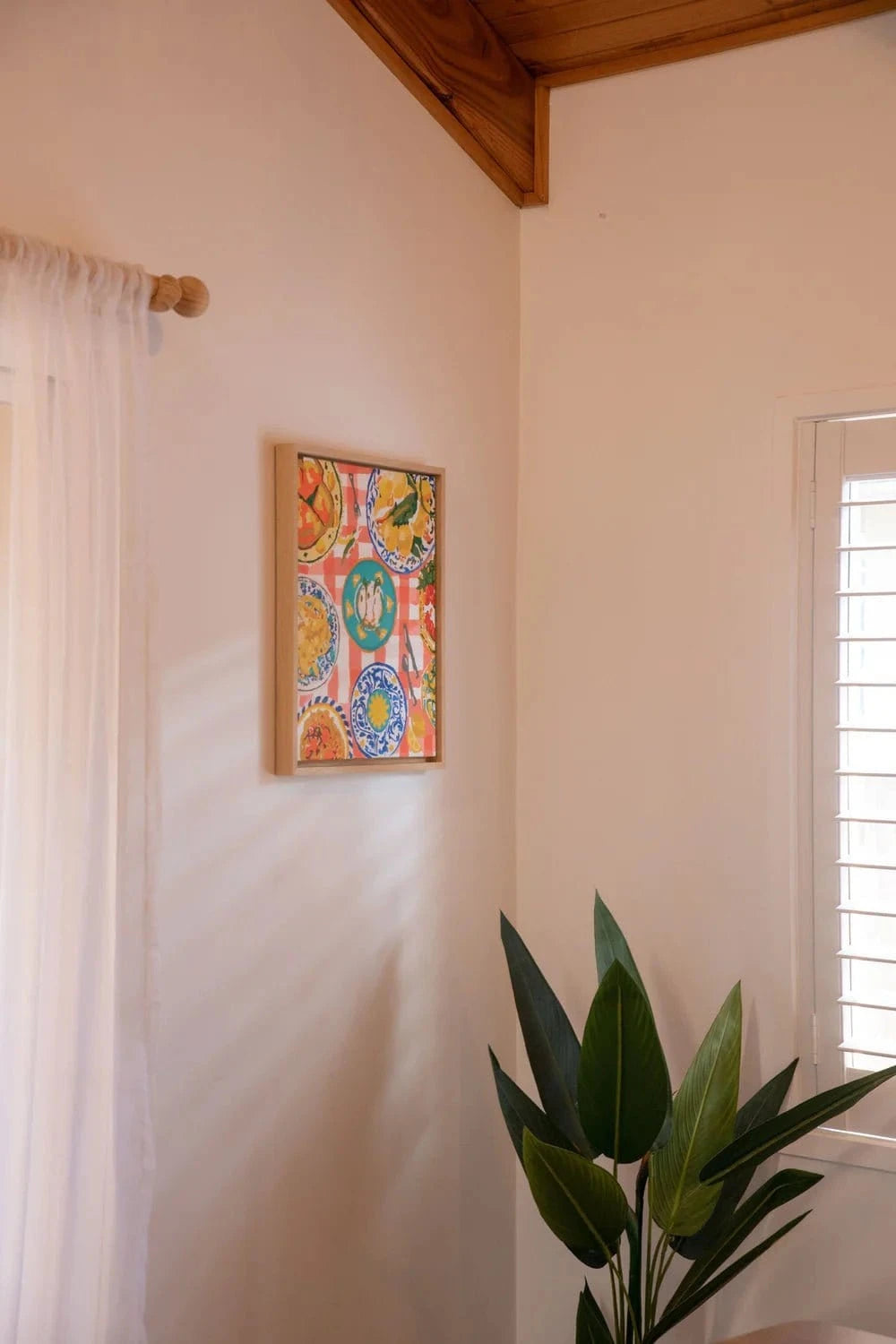 Paint By Frida Homewares Paint like Frida - Nonnas House Large Framed Canvas