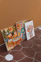 Paint By Frida Homewares Paint like Frida - Nonnas House Large Framed Canvas