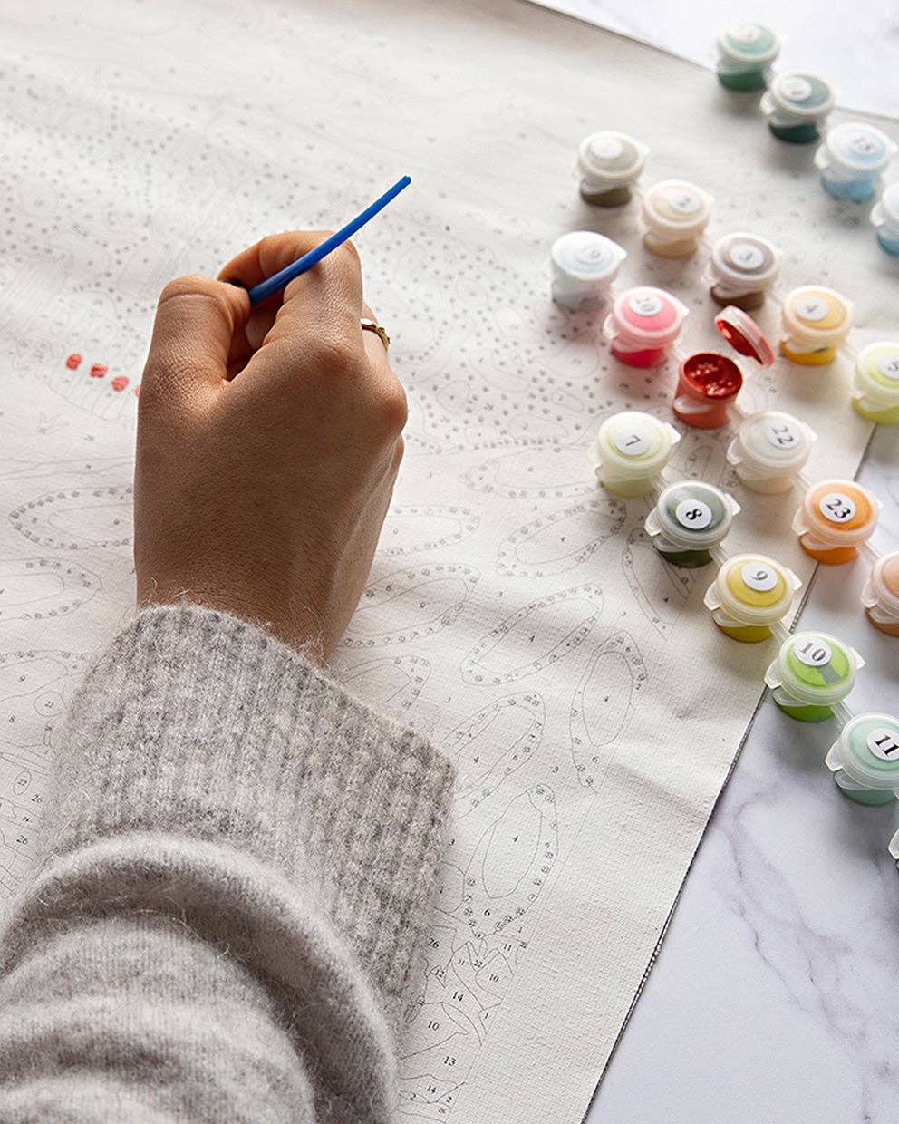 Buy Paint by Numbers - Bowl of Oranges by Journey Of Something AU & EU - at Hamish + Grace