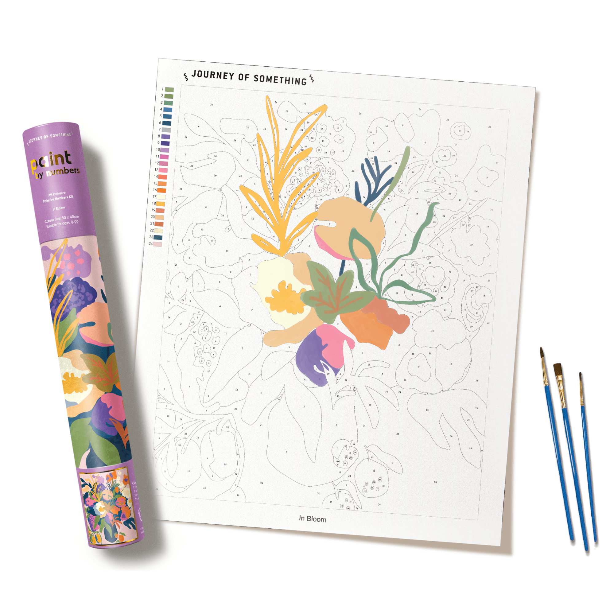 Buy Paint by Numbers - In Bloom by Journey Of Something AU & EU - at Hamish + Grace