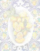Paint Like Frida Homeware Paint by Numbers Kit - Amalfi Lemons (Rolled)