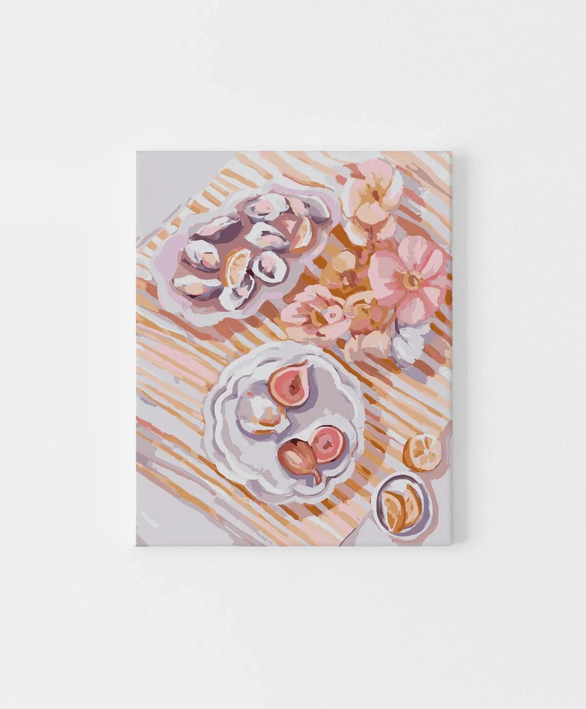 Paint Like Frida Homeware Paint by Numbers Kit - Holiday Brunch (Framed)