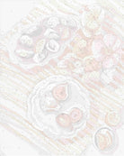 Paint Like Frida Homeware Paint by Numbers Kit - Holiday Brunch (Framed)